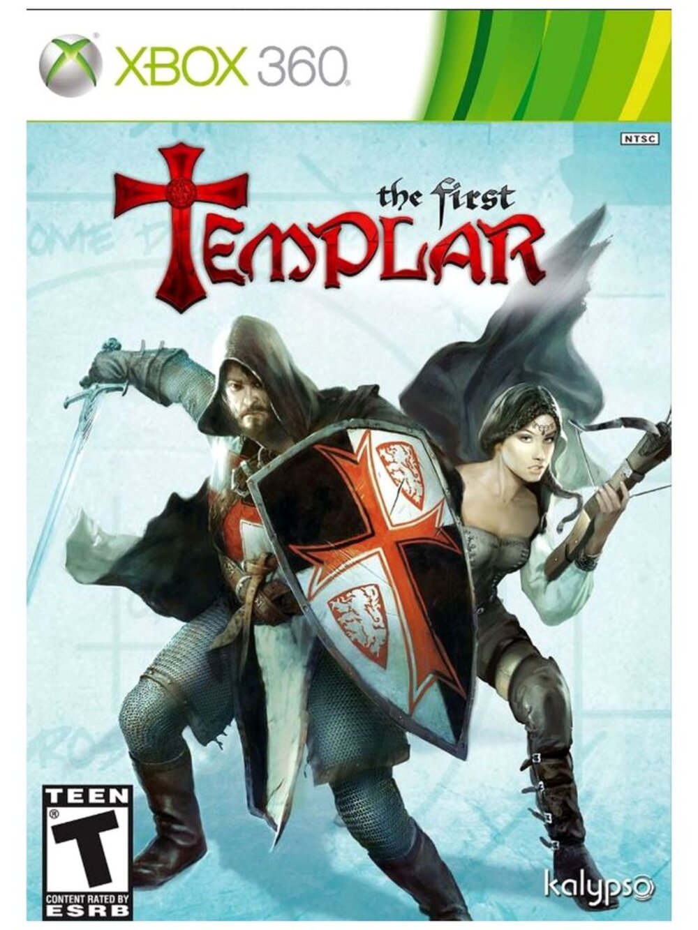 The First Templar (Microsoft Xbox 360, 2011) Game Disc Good